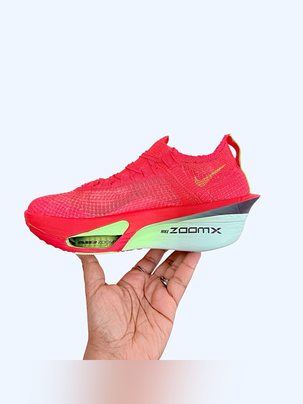 Nike Air Zoom Alphafly Next% 3 Women’s Running Shoes Bright Crimson - Picture 5 of 8